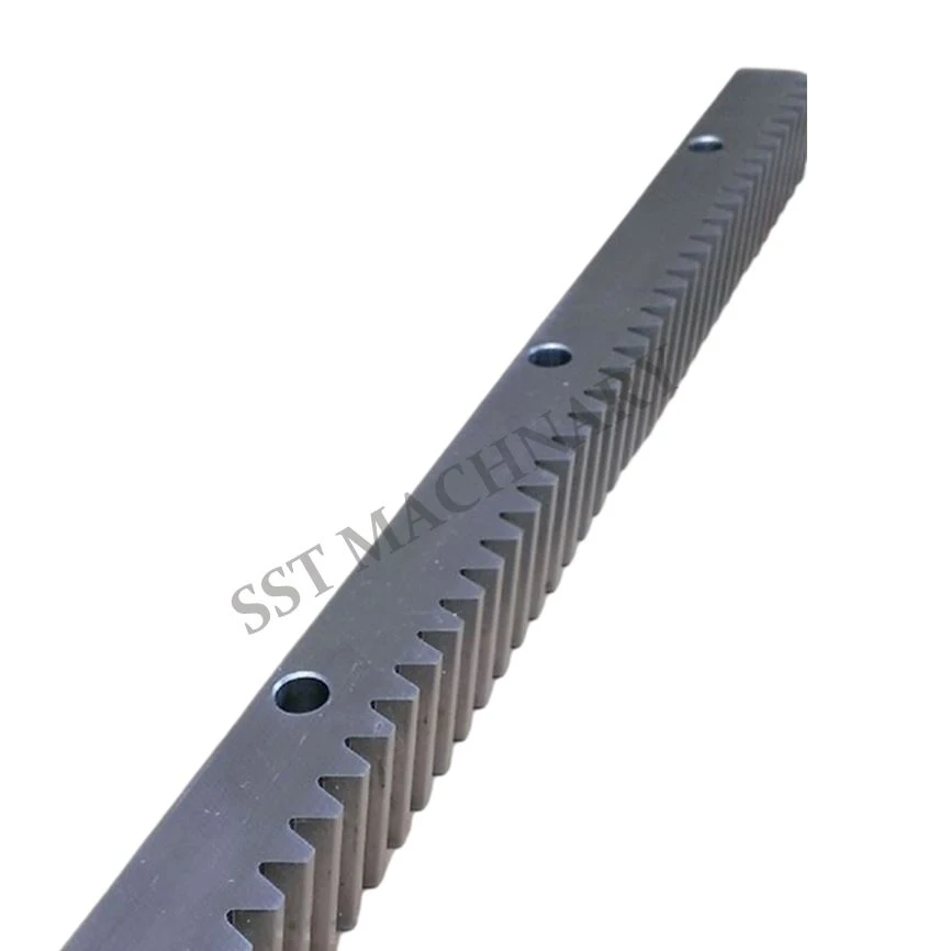 Installation mode of linear guide rail  plus  gear rack